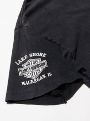 Vintage Harley Davidson Lake Shore Waukegan IL Tee