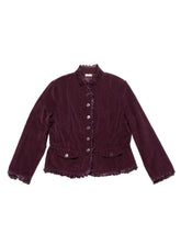 Vintage J. Jill Corduroy Purple Jacket