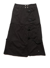 Vintage Y2k Goth Illig Black Convertible Skirt
