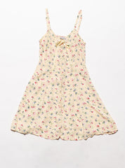 Vintage 2 of Us Grunge Flower Mini Dress
