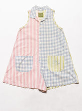 Vintage EDC by ESPRIT Colorblocked Shirt Tank Dress