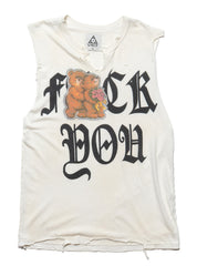 Vintage UNIF Fuck You Bears Sleeveless Tee