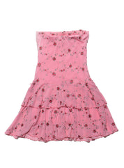 Vintage Pink Floral Dress