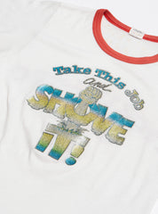 Vintage Take This Job And Shove It Tee