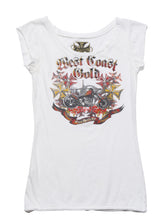 Vintage West Coast Choppers Cap Sleeve Tee White