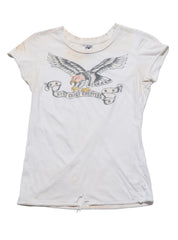 Vintage West Coast Choppers Cap Sleeve Tee White