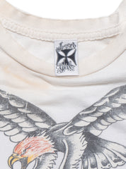 Vintage West Coast Choppers Cap Sleeve Tee White