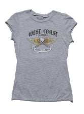 Vintage West Coast Choppers Cap Sleeve Tee Grey