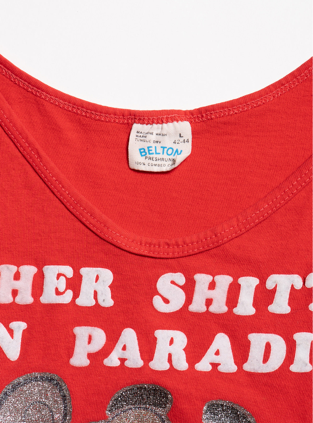 Vintage Another Shitty Day in Paradise Pink Panter Tank