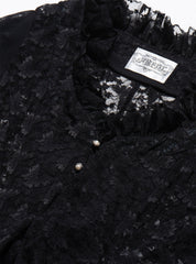 Vintage Frill by h.naoto Bolero Lace Cardigan