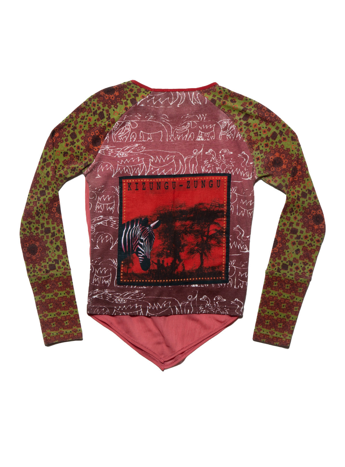 Vintage Kizungu Zungu Flower Long Sleeve Top