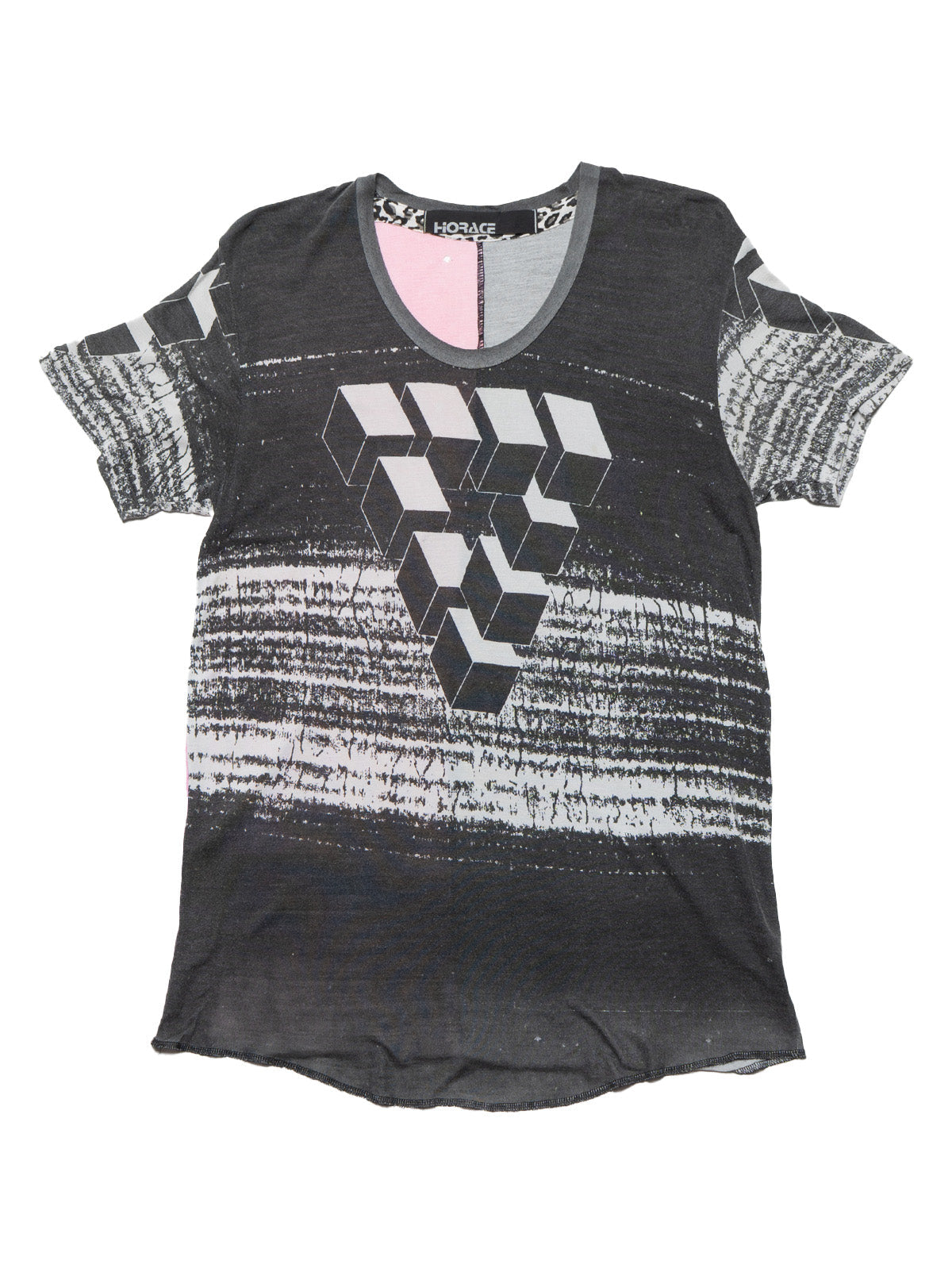 Vintage Horace 3D Cube Tee