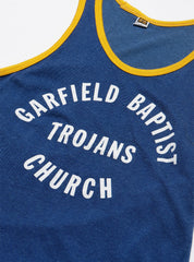Vintage Garfield Baptist Church Trojans Basketball Jersey