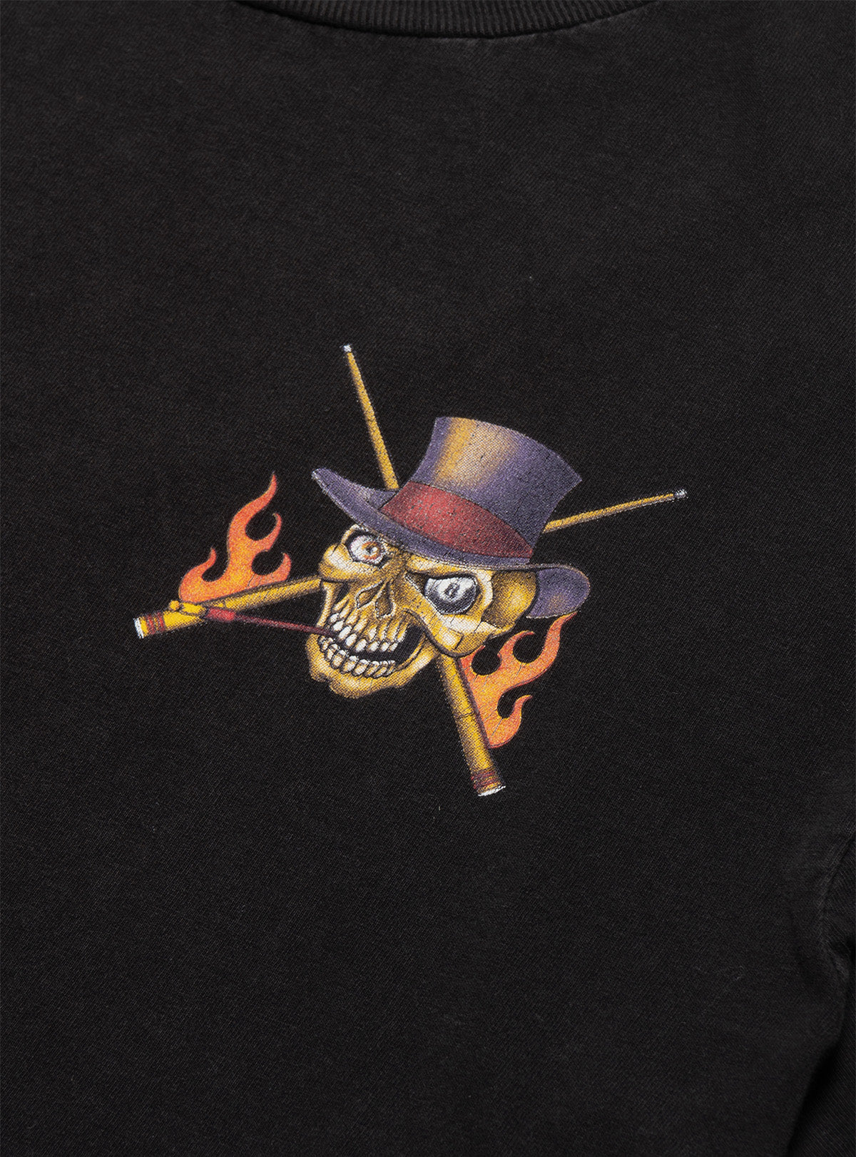 Vintage Skeleton 8 Ball Long Sleeve Tee