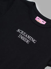 Screaming Inside Baby Tee