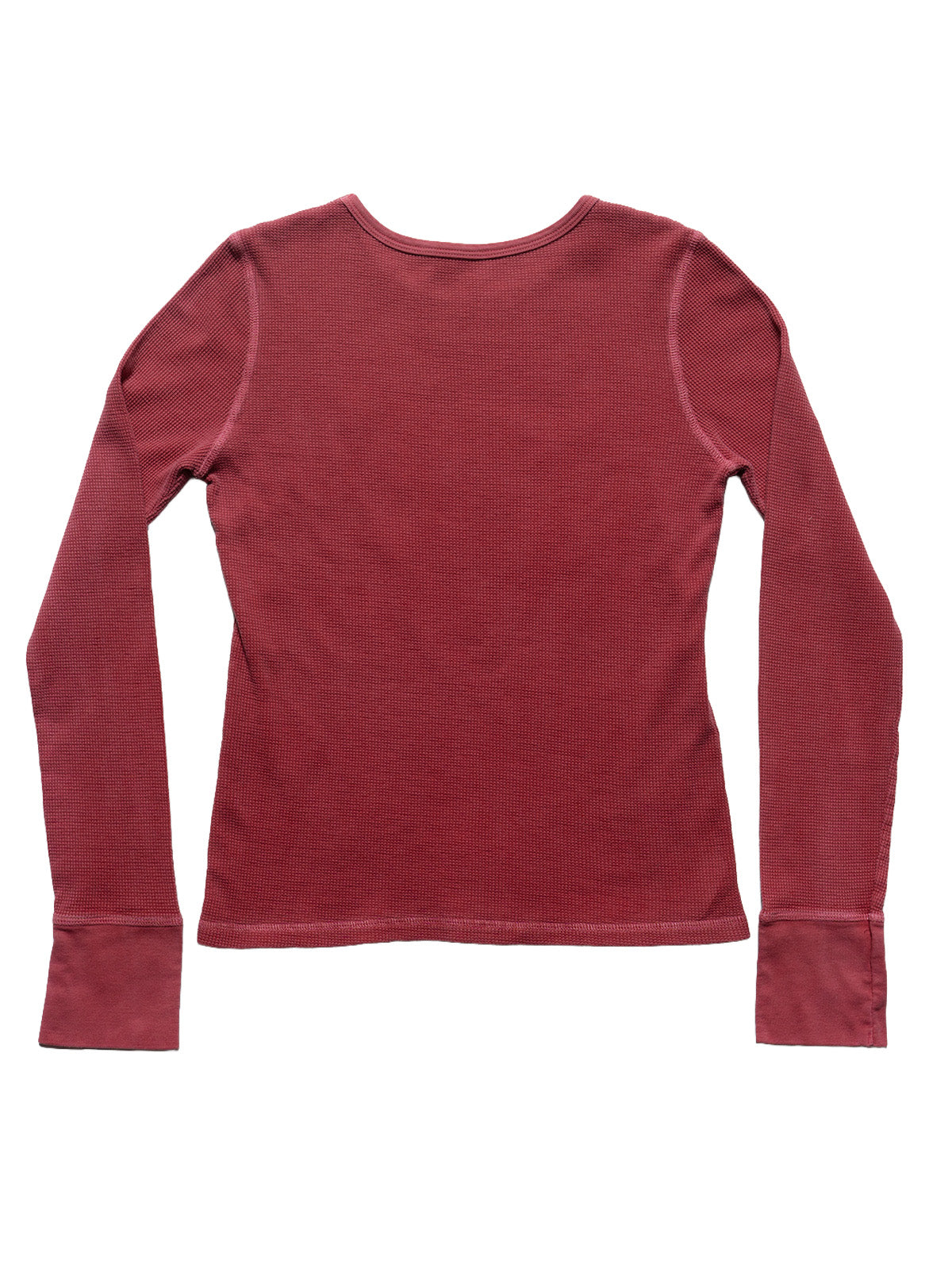 Vintage West Coast Choppers Long Sleeve Waffle Top Red