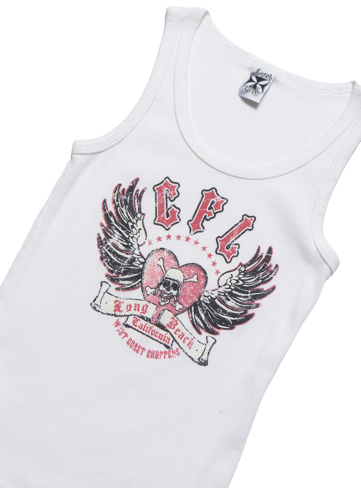 Vintage West Coast Choppers Tank Top White
