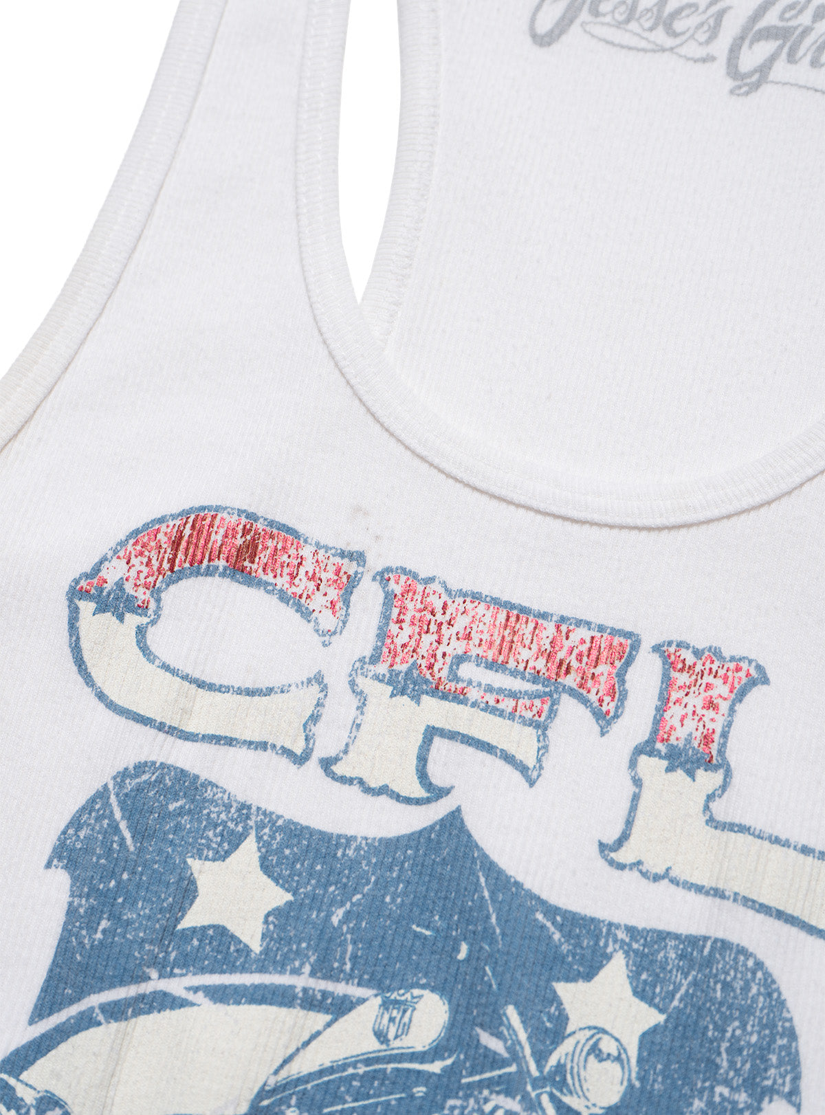 Vintage West Coast Choppers Tank Top White