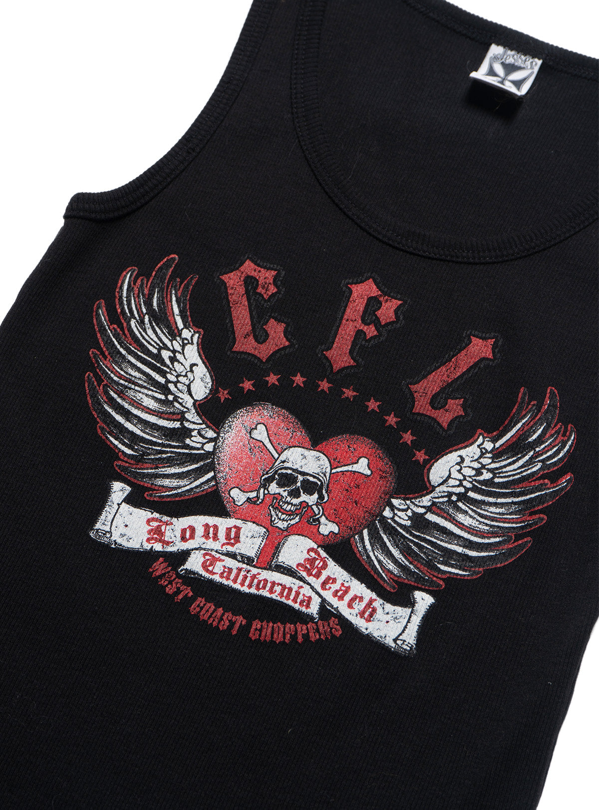 Vintage West Coast Choppers Tank Top Black