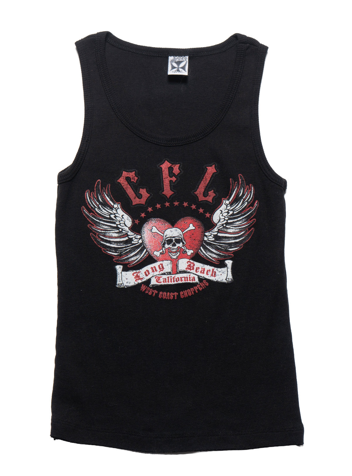 Vintage West Coast Choppers Tank Top Black