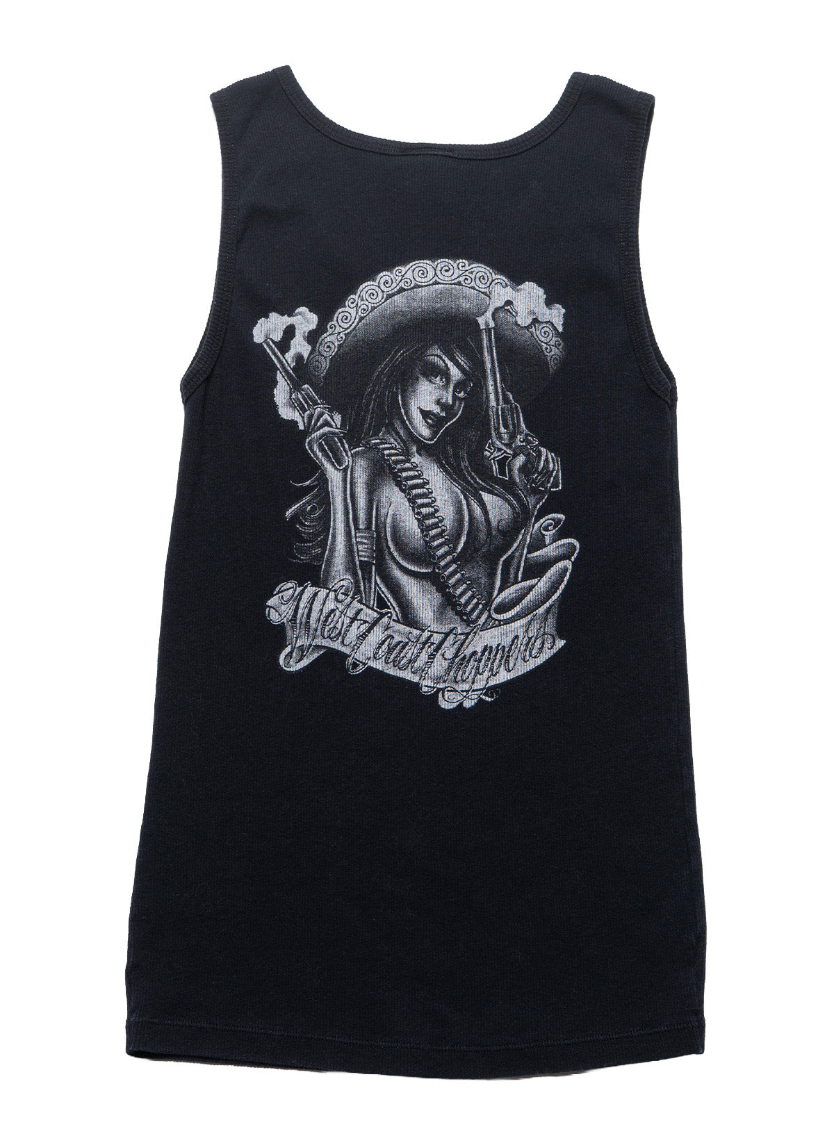 Vintage West Coast Choppers Tank Top Black