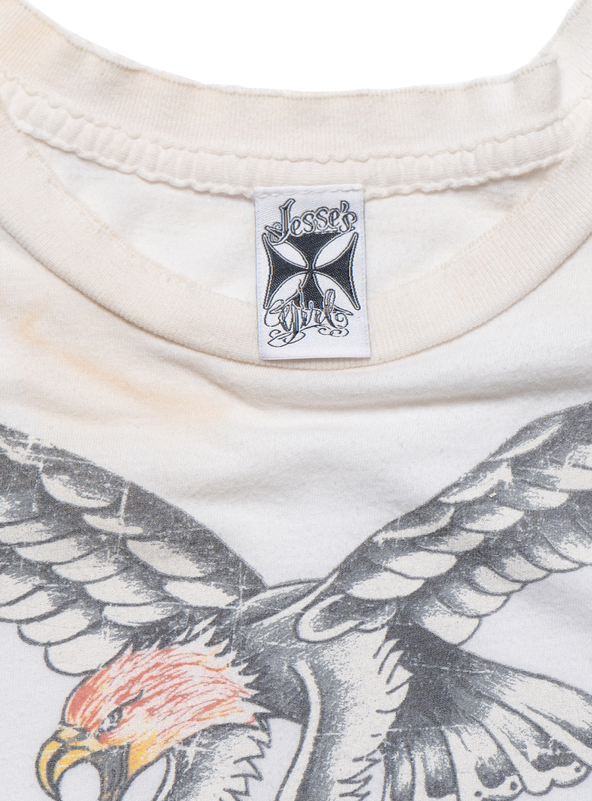 Vintage West Coast Choppers Cap Sleeve Tee White