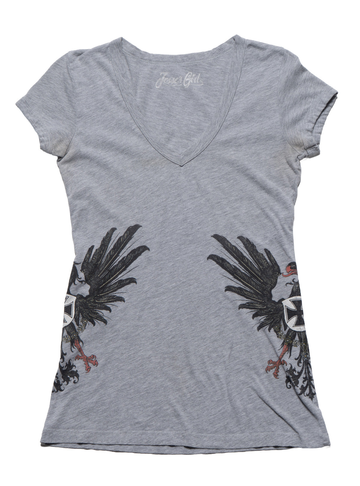 Vintage West Coast Choppers Cap Sleeve Tee Grey