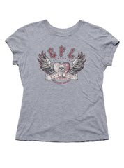 Vintage West Coast Choppers Cap Sleeve Tee Grey