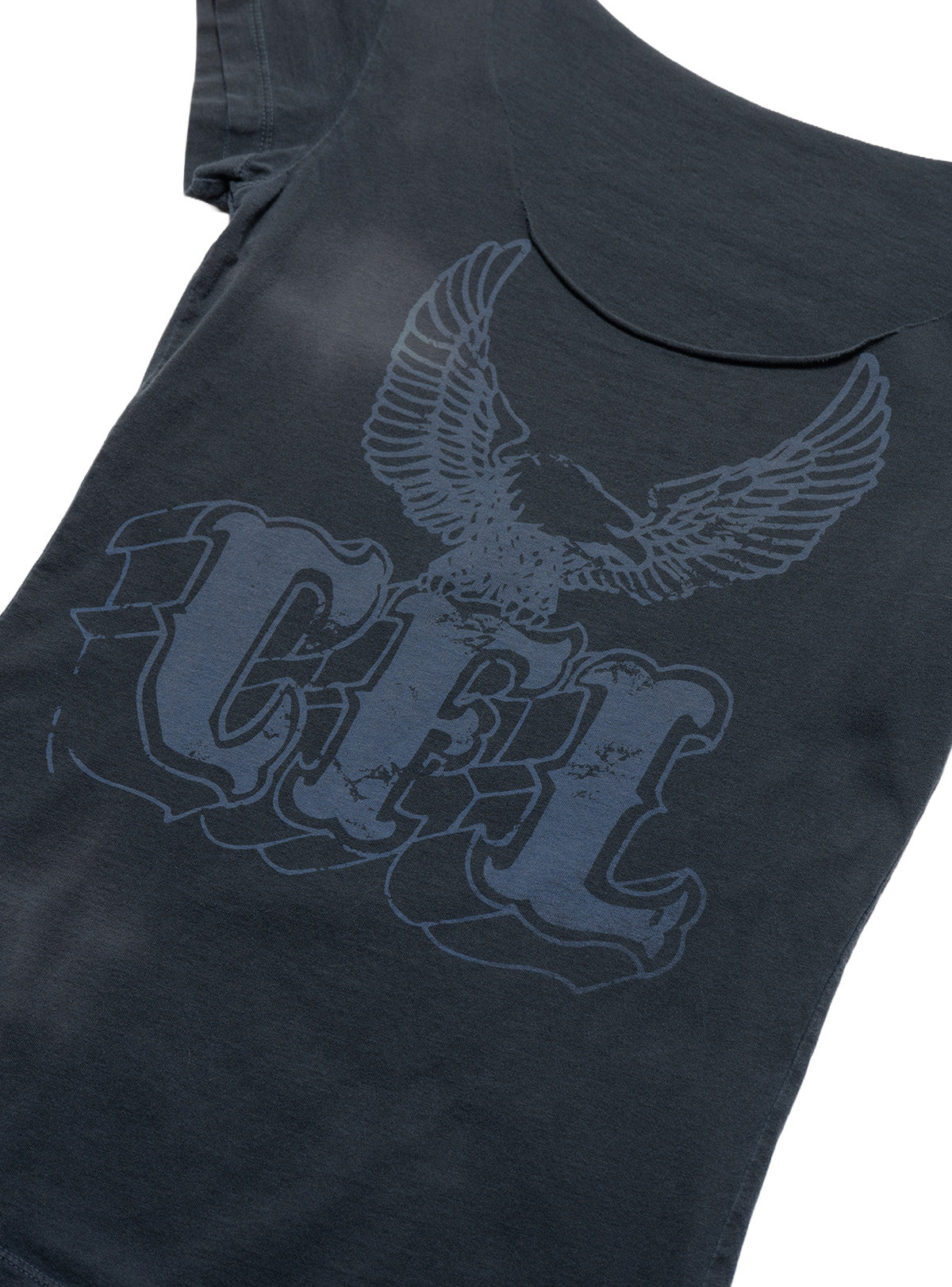 Vintage West Coast Choppers Cap Sleeve Tee Dark Grey