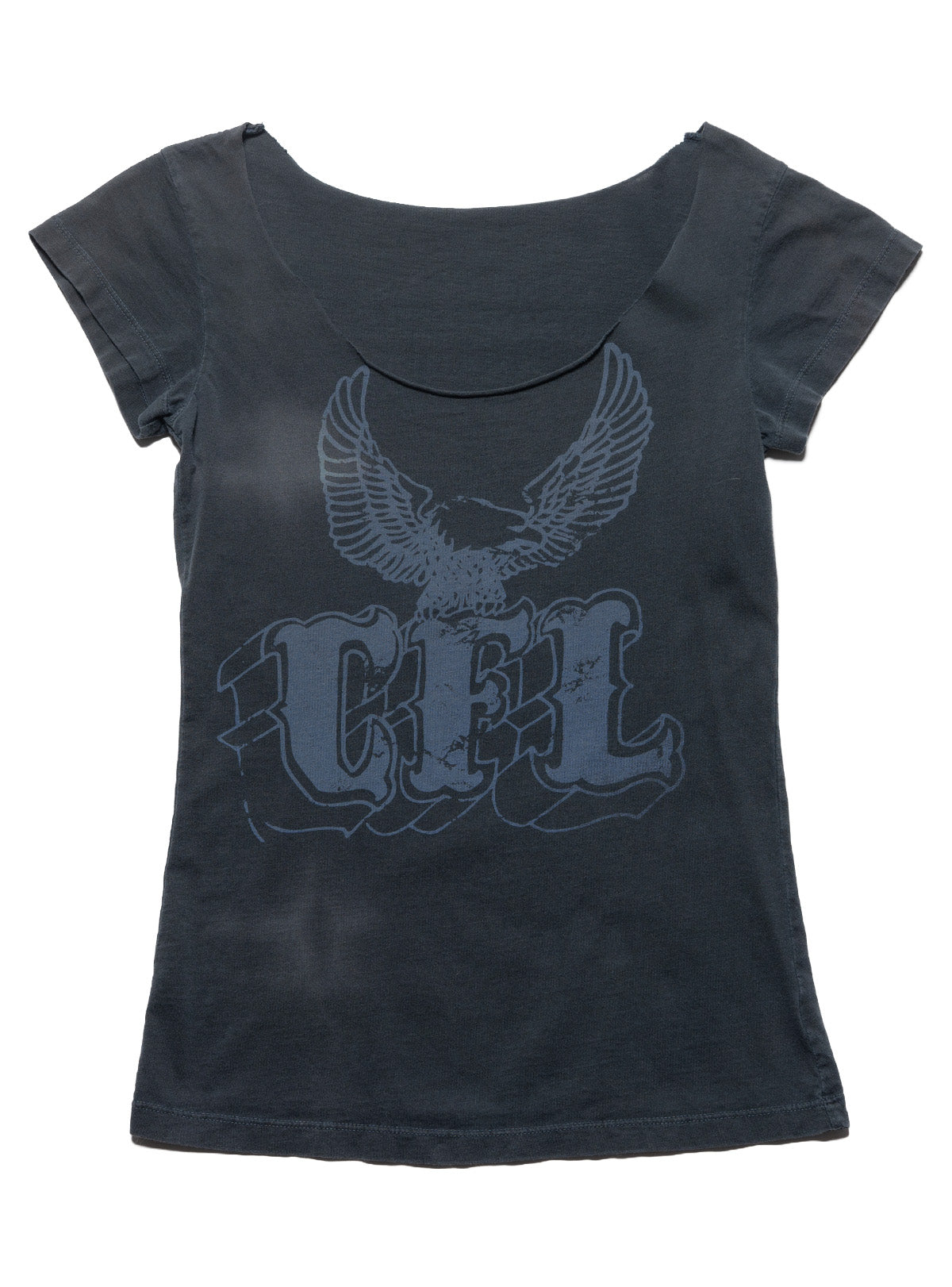 Vintage West Coast Choppers Cap Sleeve Tee Dark Grey