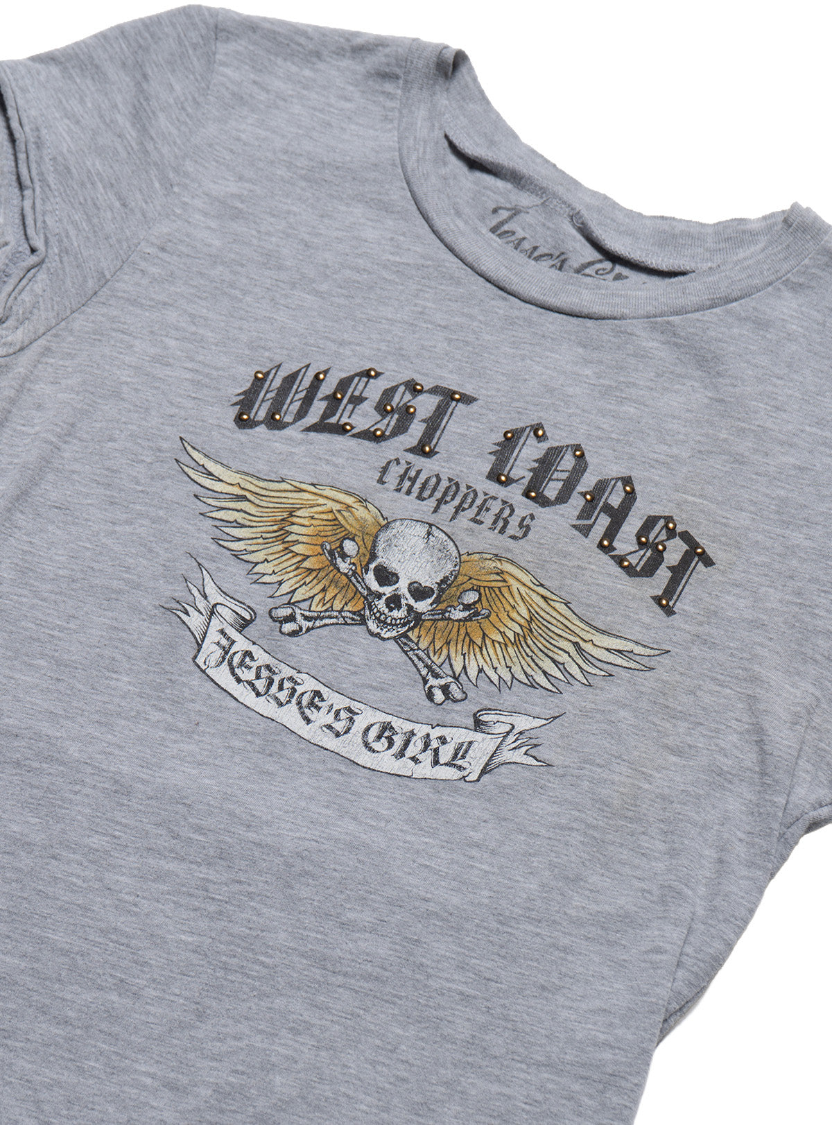 Vintage West Coast Choppers Cap Sleeve Tee Grey
