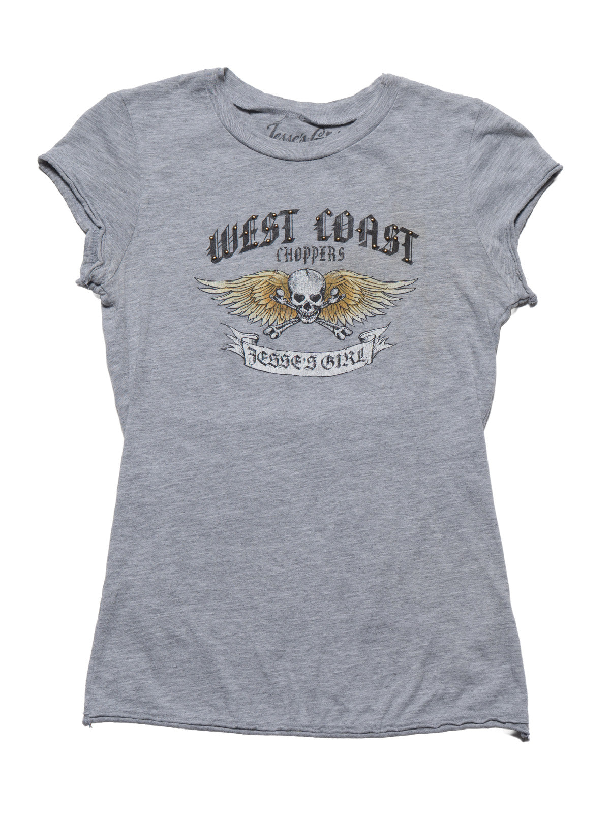 Vintage West Coast Choppers Cap Sleeve Tee Grey