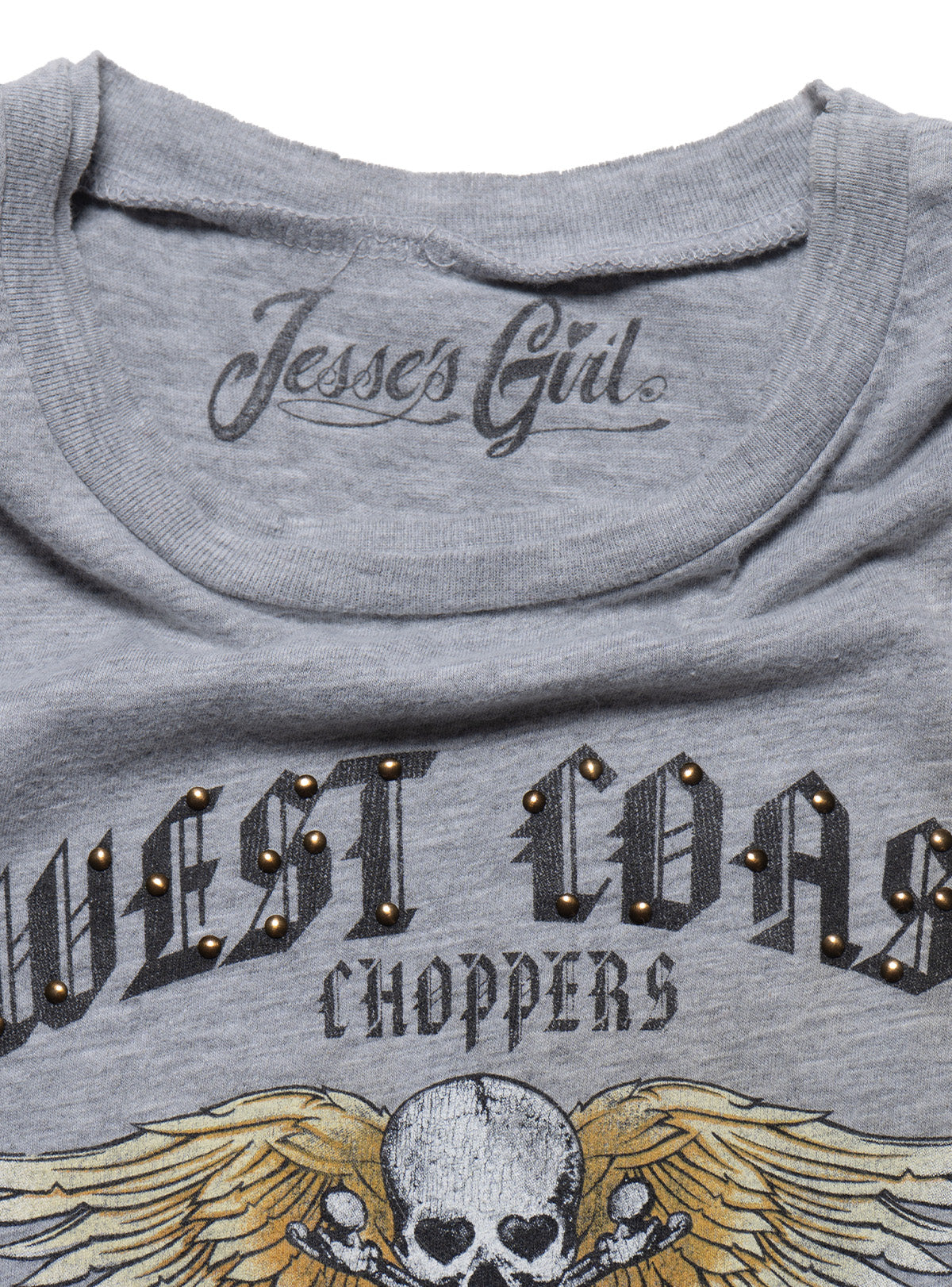 Vintage West Coast Choppers Cap Sleeve Tee Grey